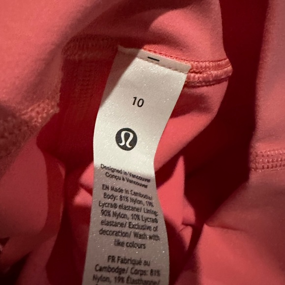 Lululemon Align 🌟NWT🌟 High Rise Pant Leggings 28” Size 10 Sakura Pink - Picture 8 of 8